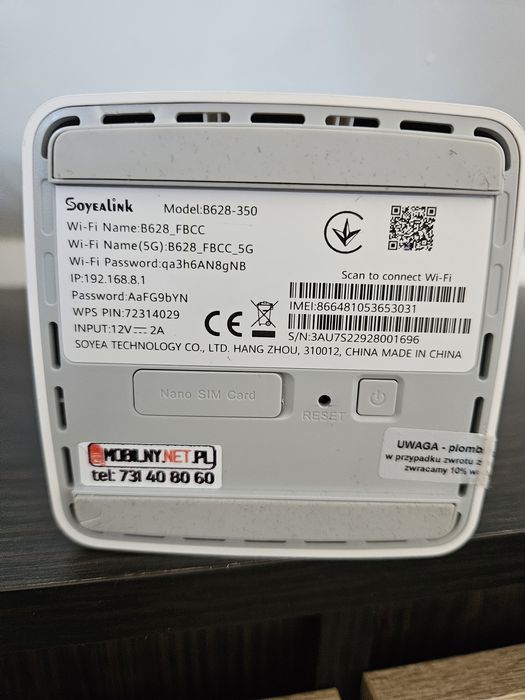 Router 4G Huawei B628