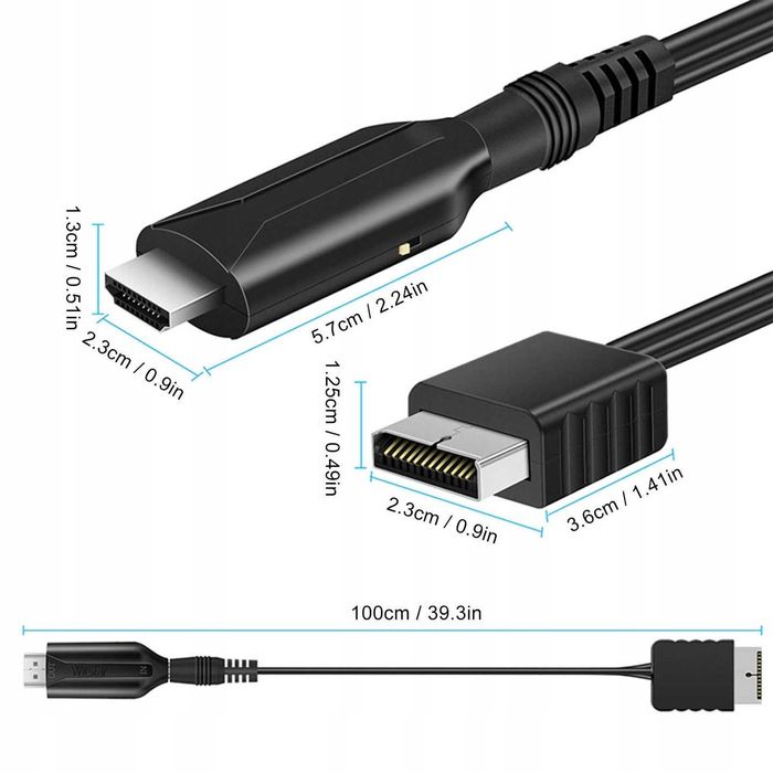 PS1/PS2 Конвертер адаптер для  на  HDMI качество