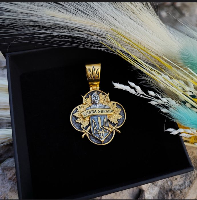 Серебрянный Meridian 925 с позолотой П0201з "без шнурка