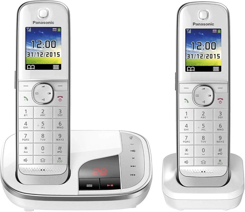 Цифровий телефон Panasonic KX-TG322 з двома трубками