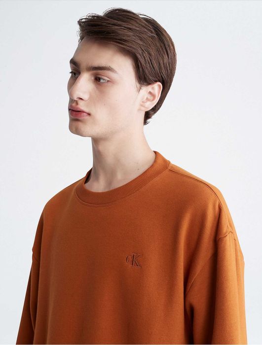 Кофта calvin klein свитшот ( ck Caramel Brown sweatshirt ) c америки L