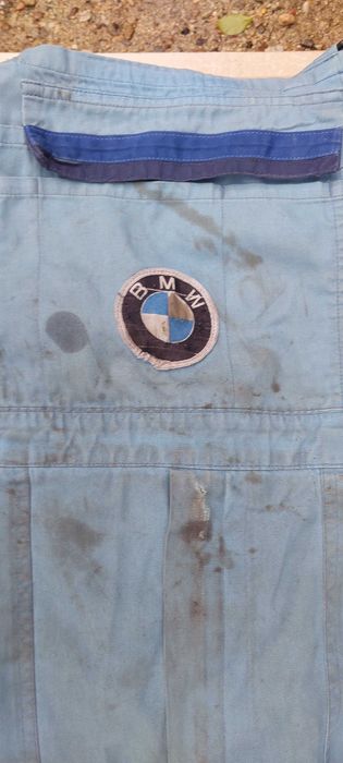spodnie robocze warsztatowe ogrodniczki BMW oryginał =