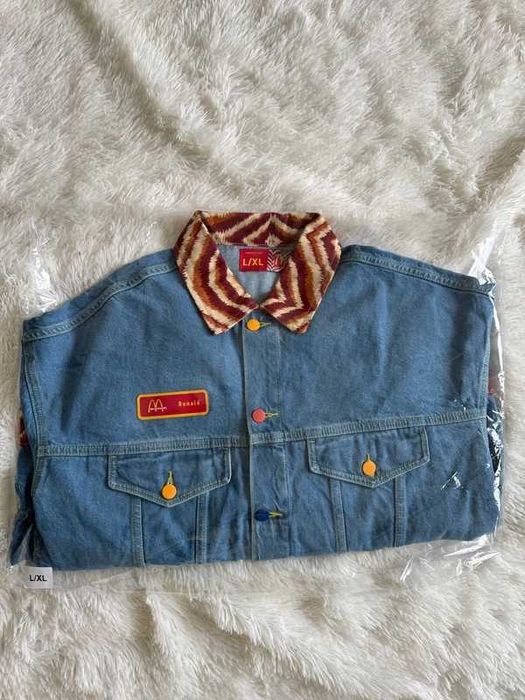 Kurtka jeansowa retro nostalgia McDonald’s L/XL - Ikony lat 2000.
