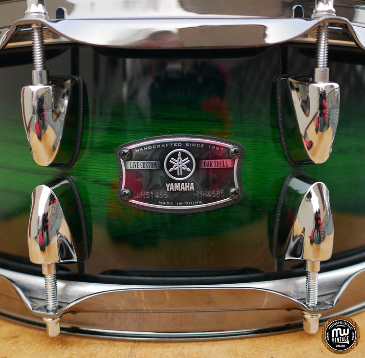 ‼️ Werbel Yamaha Live Custom 14” x 5,5” Emerald Shadow Sunburst ‼️