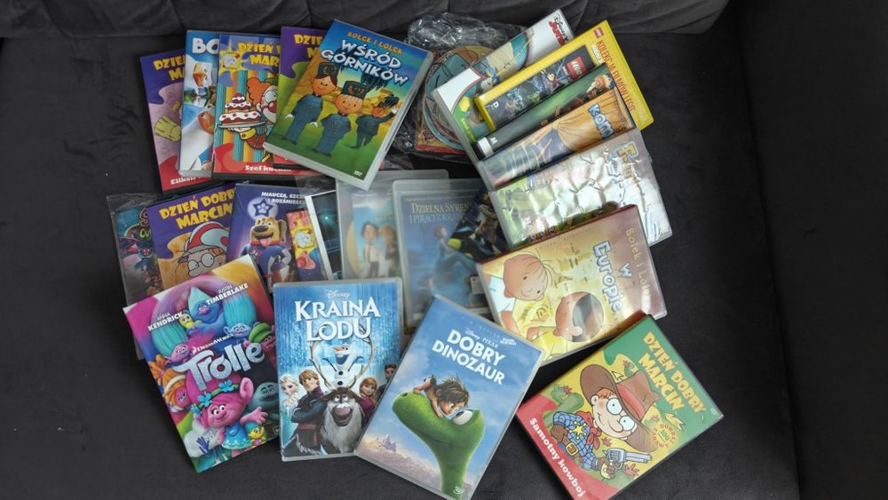 Kolekcja bajek / kreskówek na płytach DVD