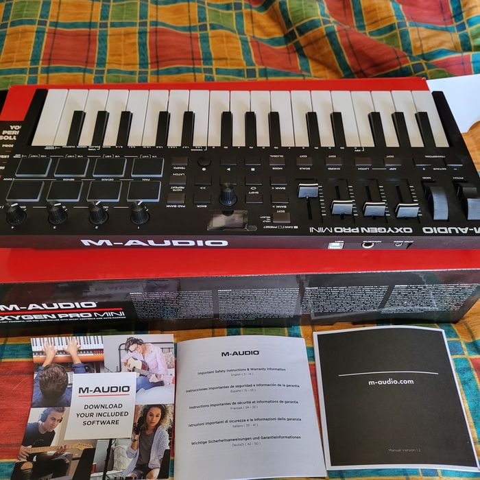 M-audio oxygen pro mini 32 teclas (teclado midi)