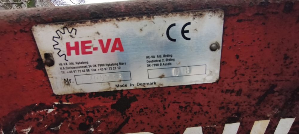 Wał na tuż HE-VA Front Pakiet 1.65 m fi 900 mm