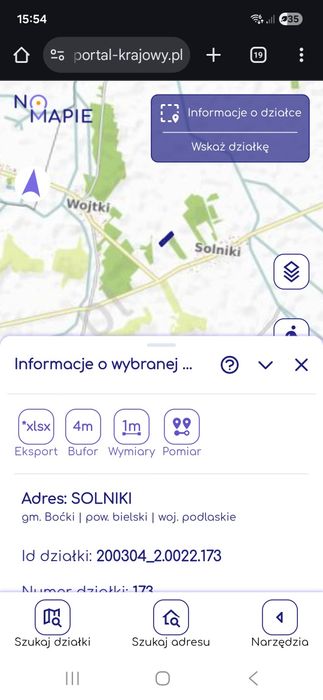 Grunt rolny gmina Boćki