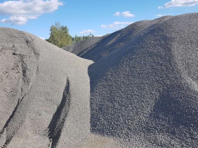 Предприятие реализует щебень, песок, отсев в Краматорске