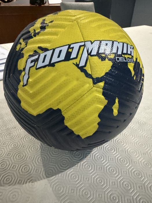 Bola de futebol Footmania Deluxe – Amarela e preta