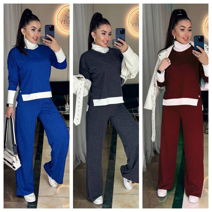 Стильний жіночій костюм двійка з ангори.42-44,46-48,50-52,54-56,58-60