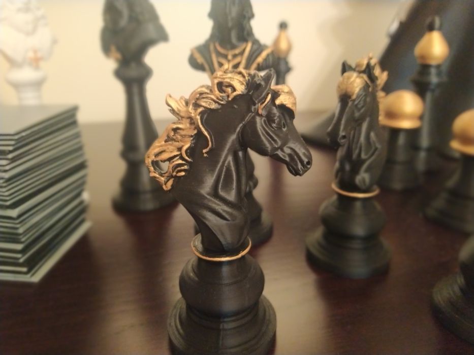 Xadrez grande 3D pla