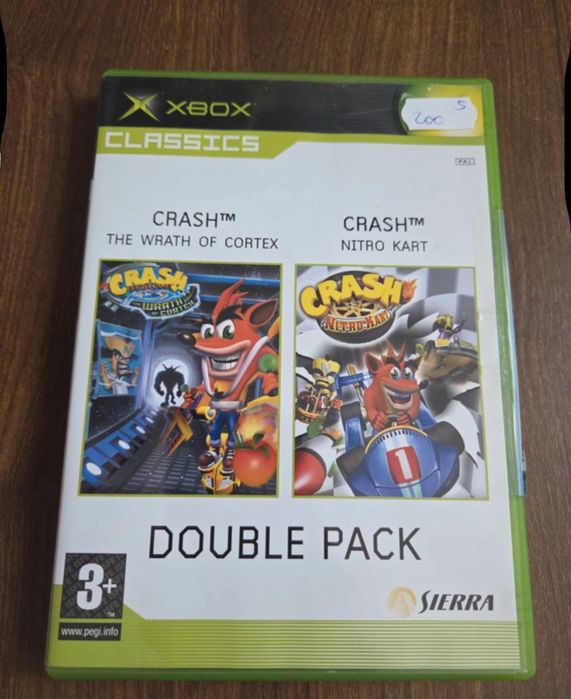 Crash double pack xbox classic cortex nitro