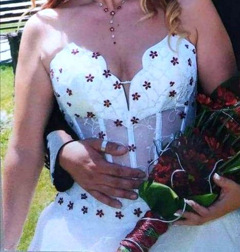 Vestido de NOIVA com OFERTA de Vestido igual para menina das alianças