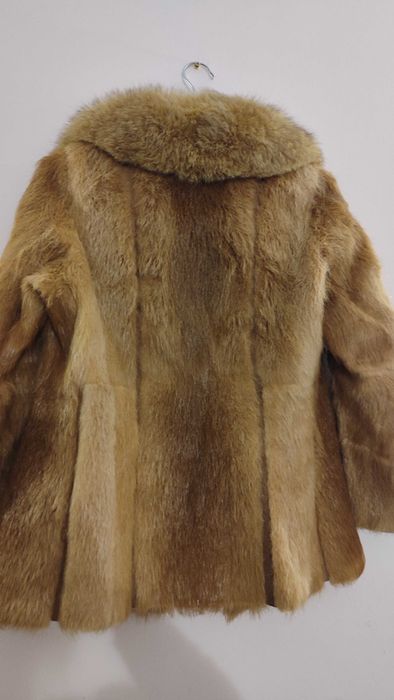 Шуба лисиця полушубок з натурального хутра