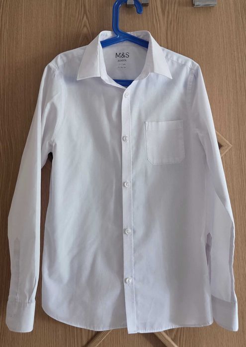 Białe chłopięce koszulę 10 lat 130 cm