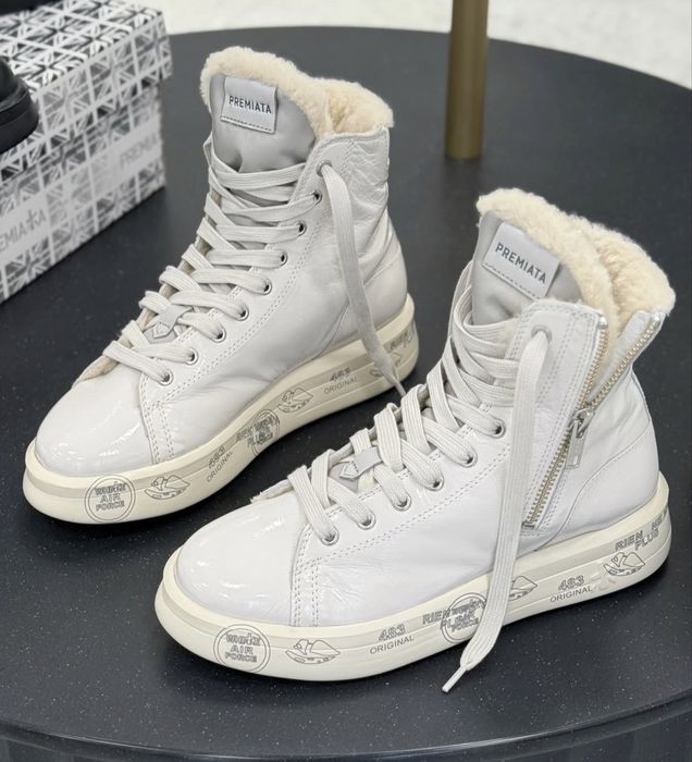 Оригинал! Premiata Edith 6108 Премиата мех зима ботинки кроссовки