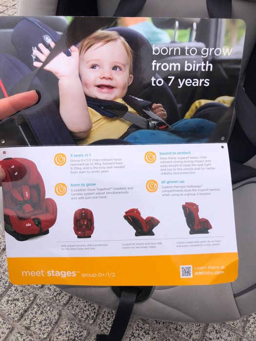 Cadeira auto bebé - criança