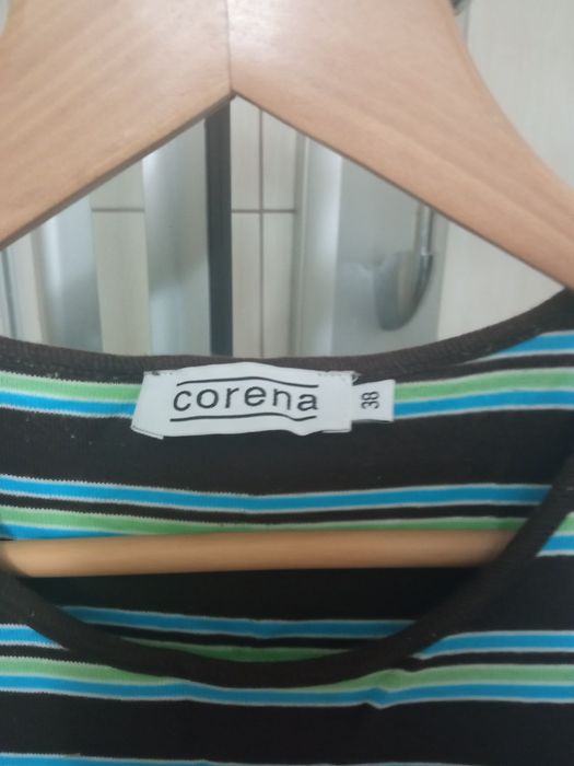 Bluzka koszulka bez rękawów w paski classic rozm. 38