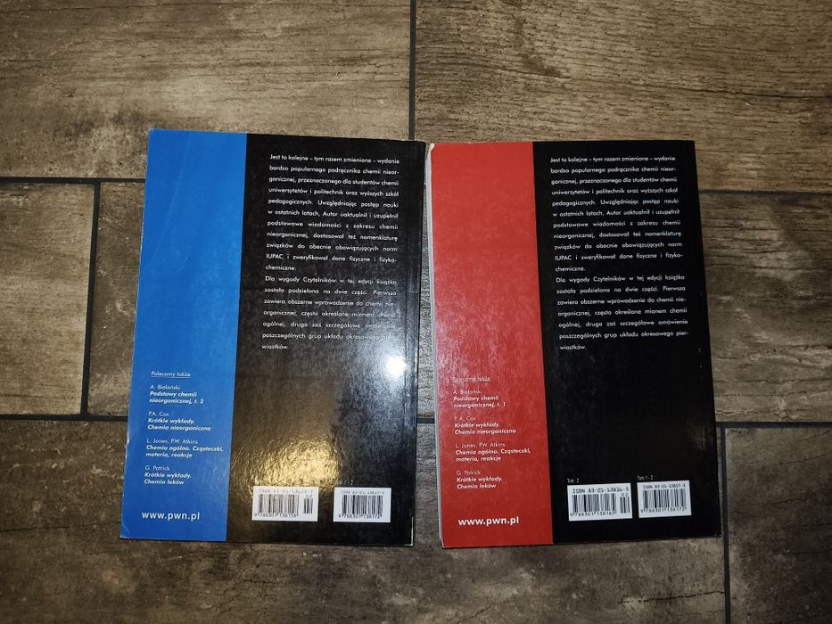 Podstawy Chemii Nieorganicznej - A.Bielański - Tom 1 i 2