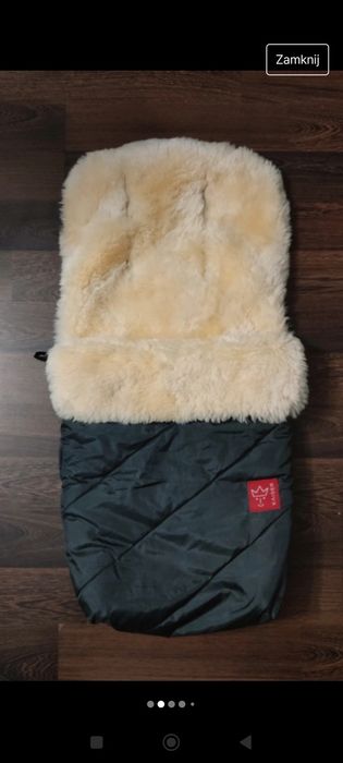 Zimowy śpiworek kaiser  paat . Skóra jagnięca ma sanki , do wózka