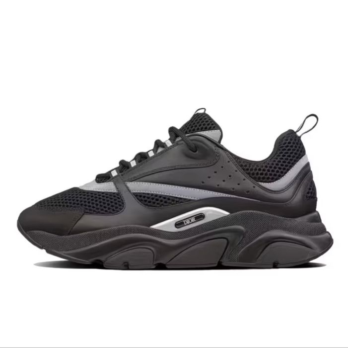 Dior B22 Black Calfskin Trainer