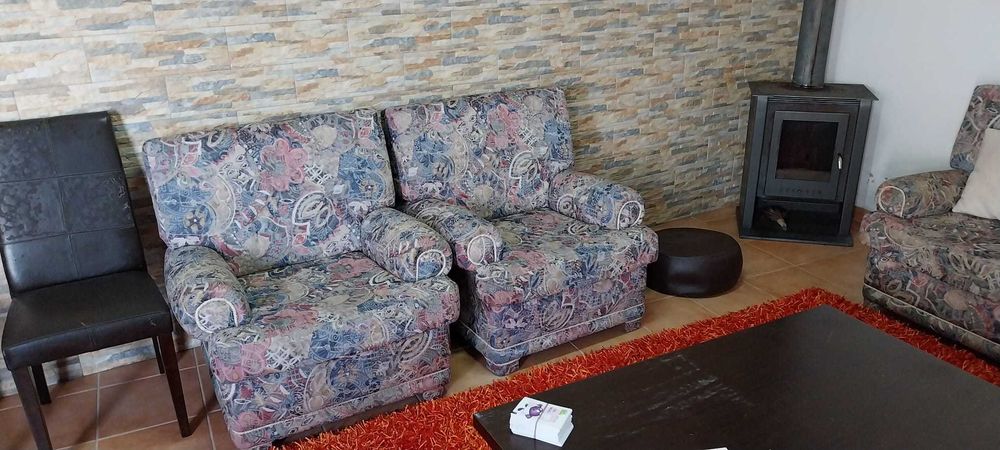 Conjunto de sofá + poltronas