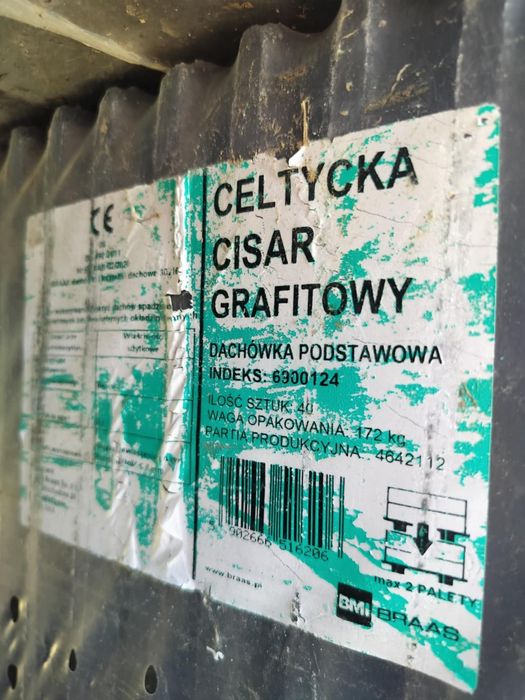 Dachówka BRAAS Celtycka Cisar grafitowy