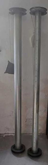 Rolety/żaluzje - 2 komplety - rura fi 60 z obsadką, łożyskiem i kołem