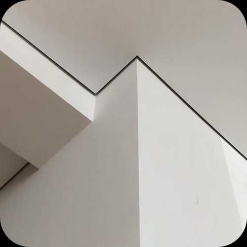 Теневой профиль шов. Парящий потолок. Карниз