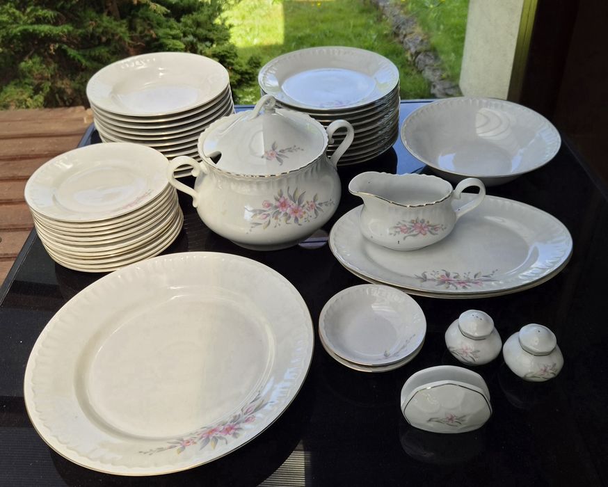 Zastawa zestaw obiadowy Zakładów Porcelany Bogucice PRL