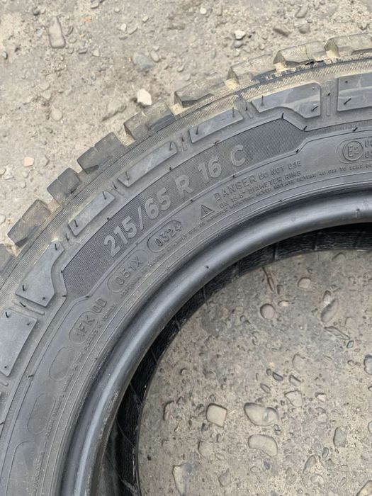 Шини 215/65 R16C Michelin всесезонн 9/7,5 мм 2024 рік