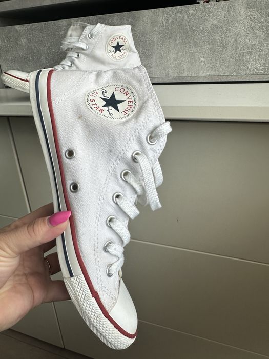 Damskie białe Converse 38