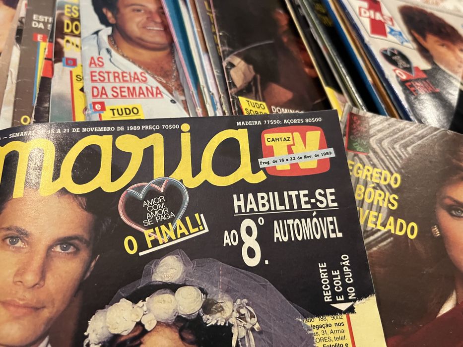 Revistas TvGuia 118, a 121/131,133,,134…,139.