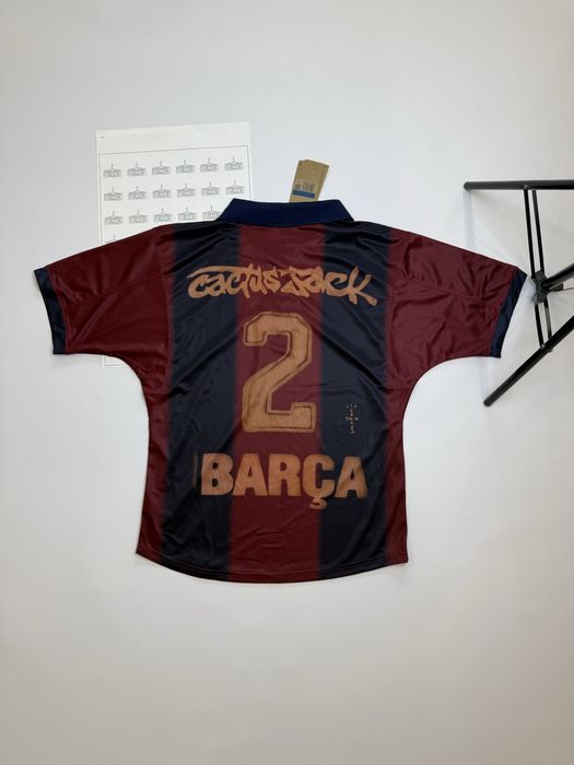 Футболка поло джерсі Nike Barcelona Travis Scott Cactus Jack  / jersey t shirt polo fc barca