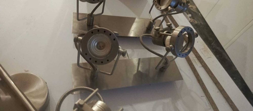 Lampa ROBOT-2 2 sztuki, robot-6  Satyna, styl Loft Industrialny punktowe sufitowe kinkiety