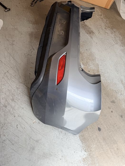 Para choques volvo v40 com difusor de dupla saida