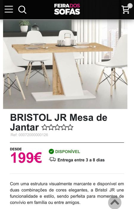 Vendo mesa jantar