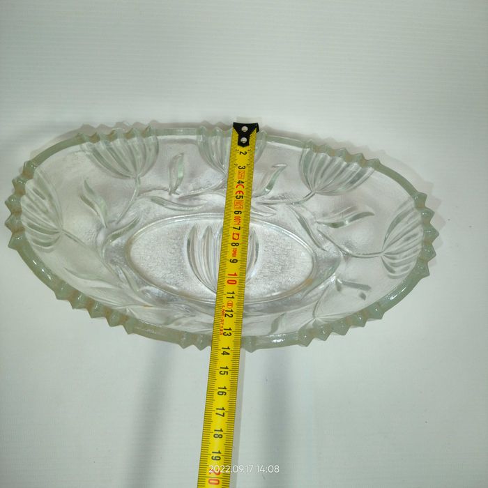 Żardiniera Gondola Szklana PRL