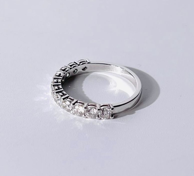 Золотое Кольцо ПОЛУДОРОЖКА с бриллиантами 0.72 карат.