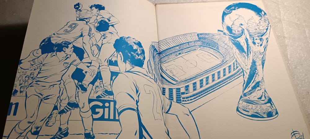 livro banda desenhada história dos campeonatos do mundo