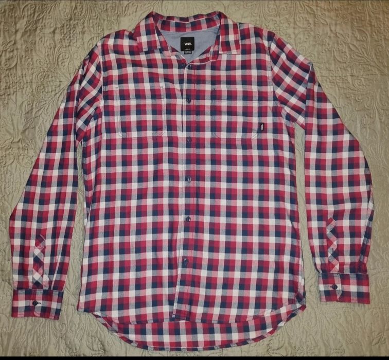 Koszula w kratę Vans checked shirt skate rock grunge metal nirvana