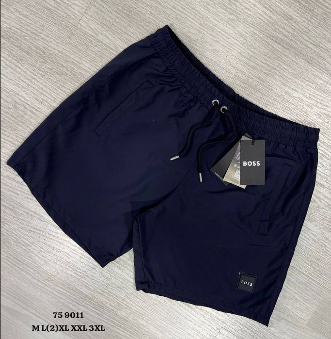 Nowe męskie szorty kąpielowe Hugo Boss granat m-3xl