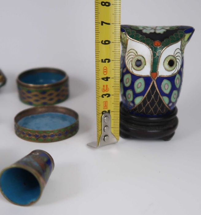 Lote de peças em Cloisonné China
