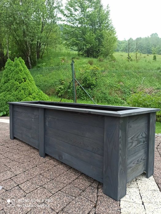 PROMOCJA donica drewniana 120cm+inne rozmiary