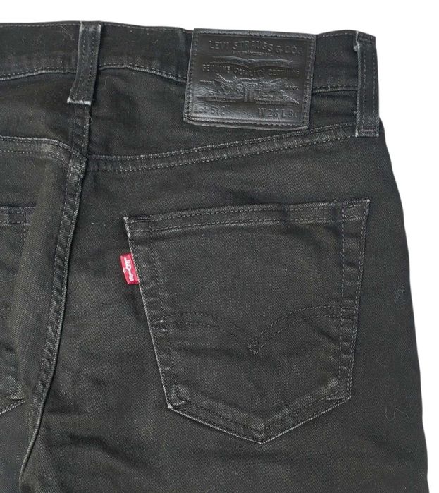 Spodnie jeansy czarne LEVI'S Premium, R. W28 L30