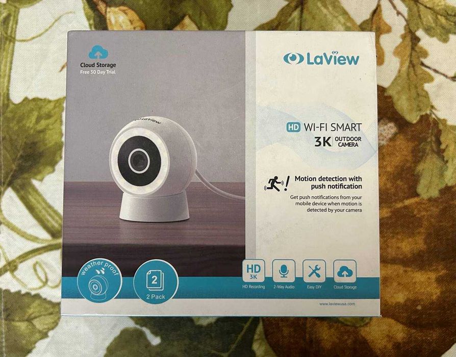 3K-камеры видеонаблюдения LaView для улицы и помещения 5MP IP65, 2 шт