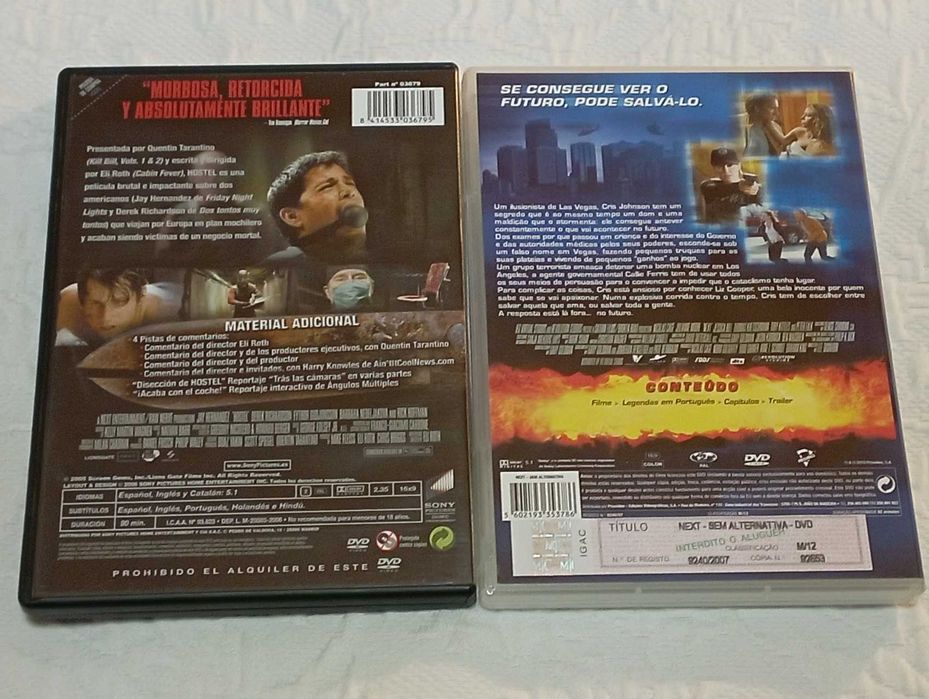 2 DVDS: Hostel + Next