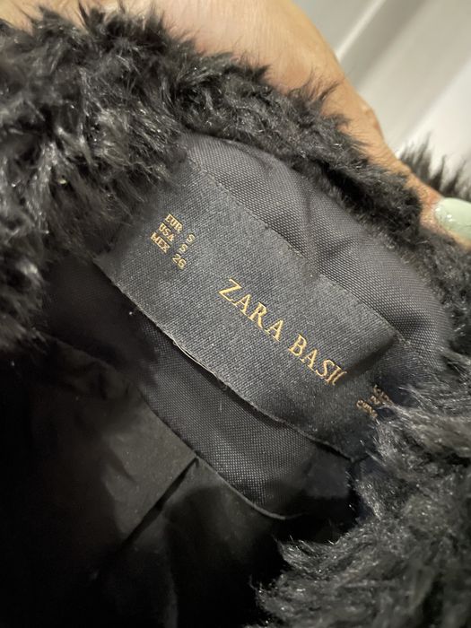 Kurtka z futerkiem zara S