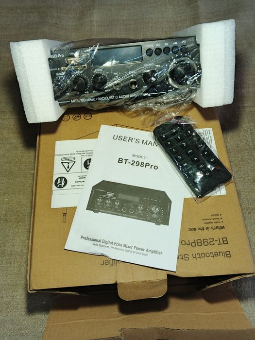 Продам підсилювач з Bluetooth,USB,Fm,караоке!